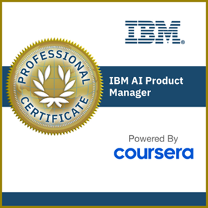 IBM AI Product Manager Professional Certificate Badge
